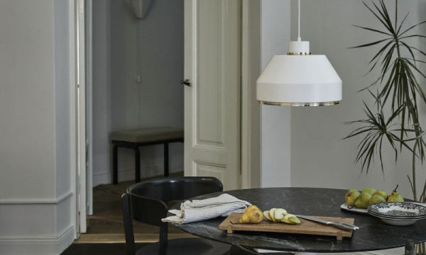 AMA500 PENDANT LIGHT White x Brass