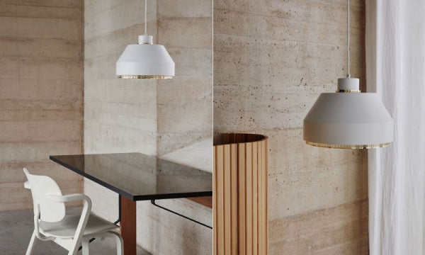 AMA500 PENDANT LIGHT White x Brass