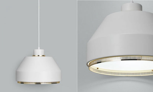 AMA500 PENDANT LIGHT White x Brass