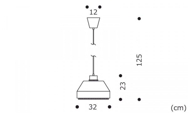AMA500 PENDANT LIGHT White x Brass