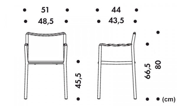 ROPE CHAIR ブラック