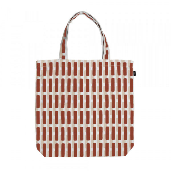 SIENA Canvas Tote Bag Brick Sand Shadow
