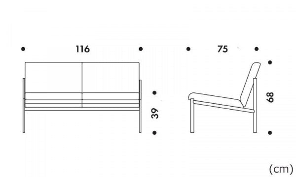 KIKI SOFA 2人掛 カテゴリーF80 Linho