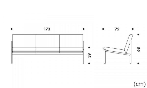 KIKI SOFA 3人掛 カテゴリーF100 Aura