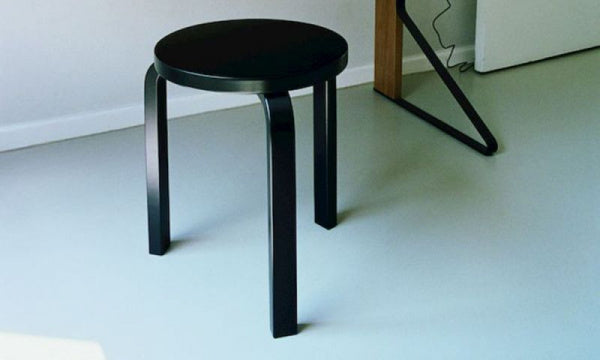 STOOL 60 stool, black lacquer