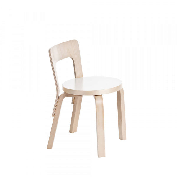 CHAIR N65 子ども用 ホワイトラミネート