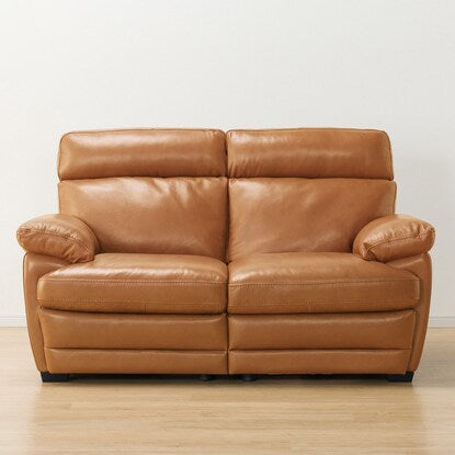 2-seater genuine leather sofa (Z278KD BR)