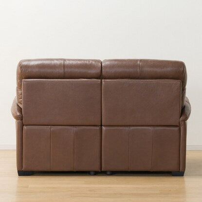 2-seater genuine leather sofa (Z278KD DBR)