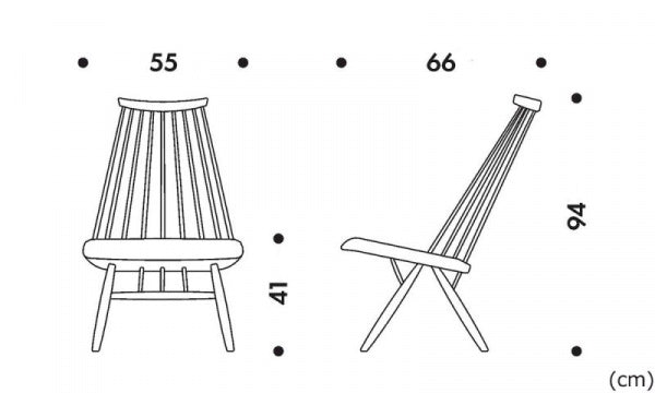 MADEMOISELLE LOUNGE CHAIR ホワイト