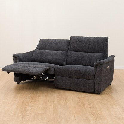 3-seater electric upholstered reclining sofa (KK6133 DGY)