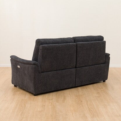 3-seater electric upholstered reclining sofa (KK6133 DGY)