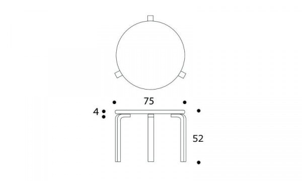 LOW TABLE 90B ホワイトラミネート