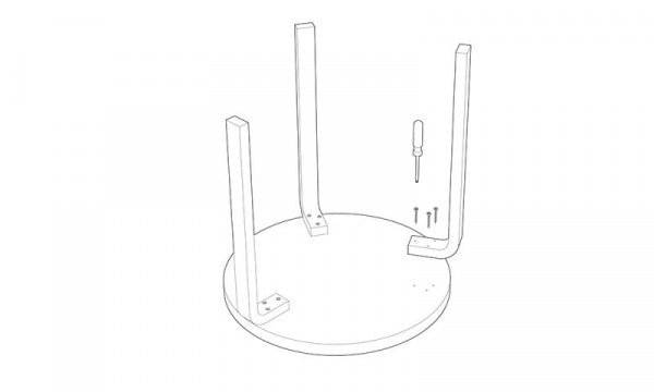 LOW TABLE 90B ホワイトラミネート