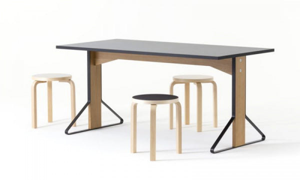 KAARI Table REB012 W160 Black Linoleum