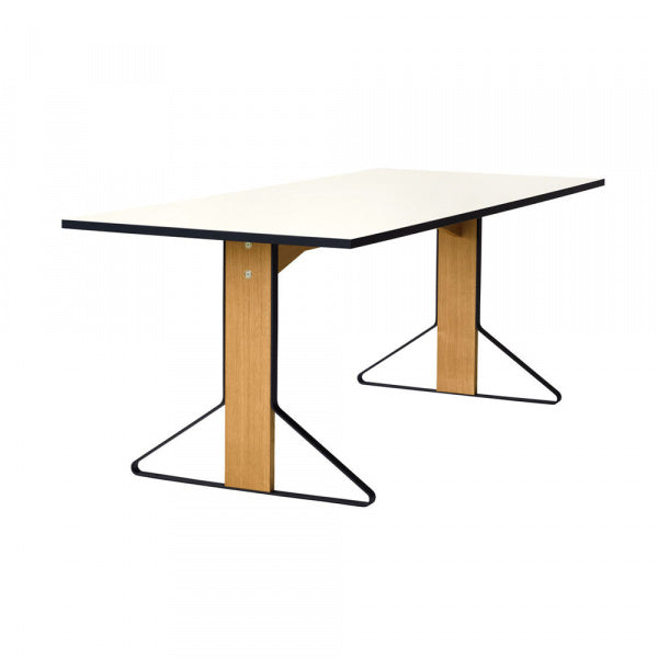 KAARI Table REB001 W200 White Glossy Laminate