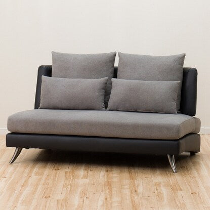 Upholstered sofa for 2 people (Potion 2KD GY)