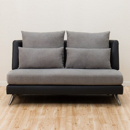 Upholstered sofa for 2 people (Potion 2KD GY)