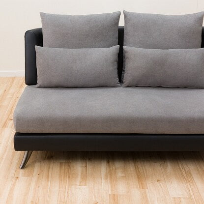 Upholstered sofa for 2 people (Potion 2KD GY)