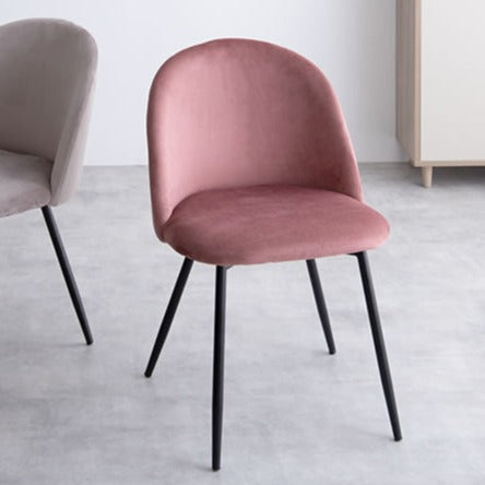 Mia velour dining chair 