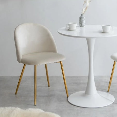 Mia velour dining chair 