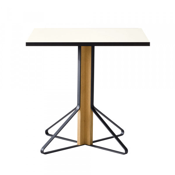 KAARI Table REB011 W75 White Glossy Laminate