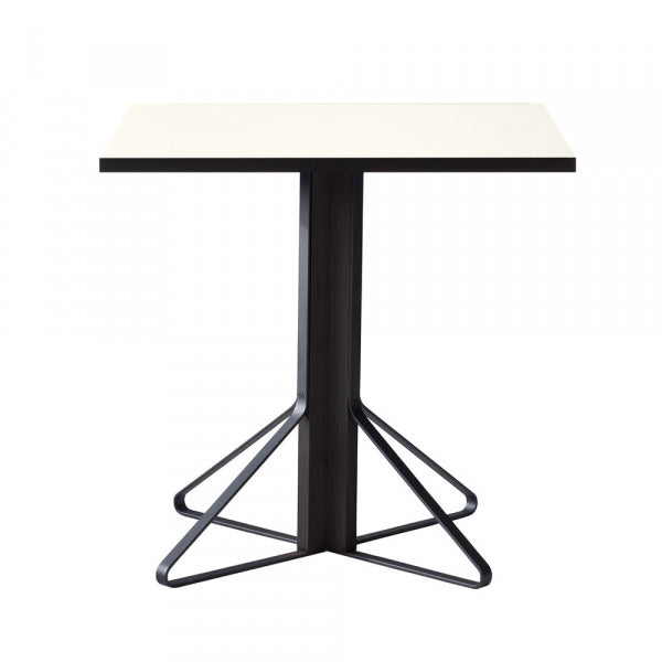 KAARI Table REB011 W75 White Glossy Laminate