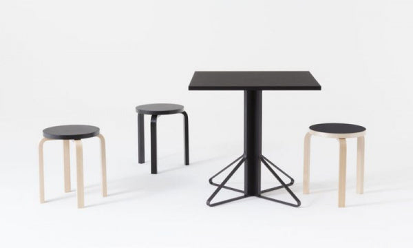KAARI Table REB011 W75 Black Linoleum