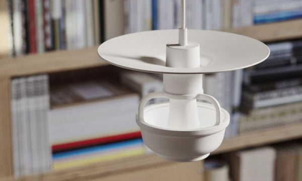 Kori Pendant Light with Disc Shade ホワイト