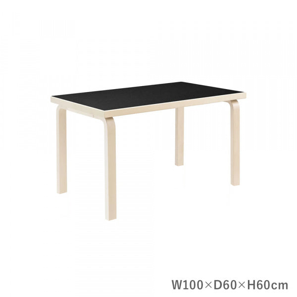 TABLE 80B Children's Black Linoleum