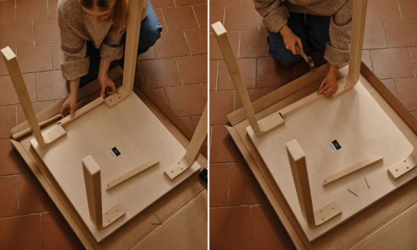 TABLE 80C W60 Black Linoleum