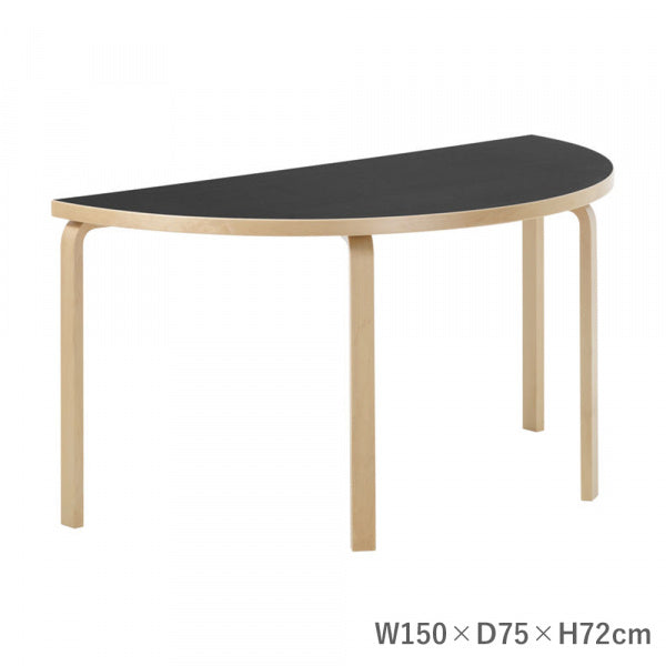 TABLE 96 Black Linoleum