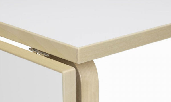 DL81C Drop-Leaf Table, White Laminate