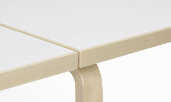 DL81C Drop-Leaf Table, White Laminate