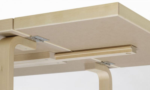 DL81C Drop-Leaf Table, White Laminate