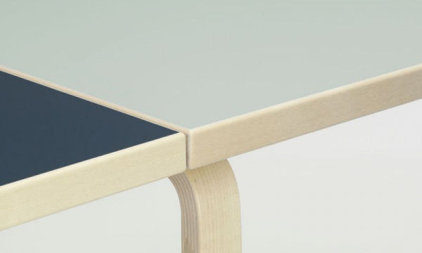DL81C Drop Leaf Table Vapor x Smoky Blue Linoleum