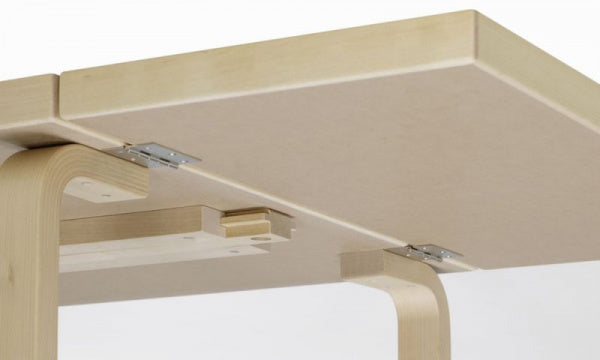 DL81C Drop Leaf Table Vapor x Smoky Blue Linoleum