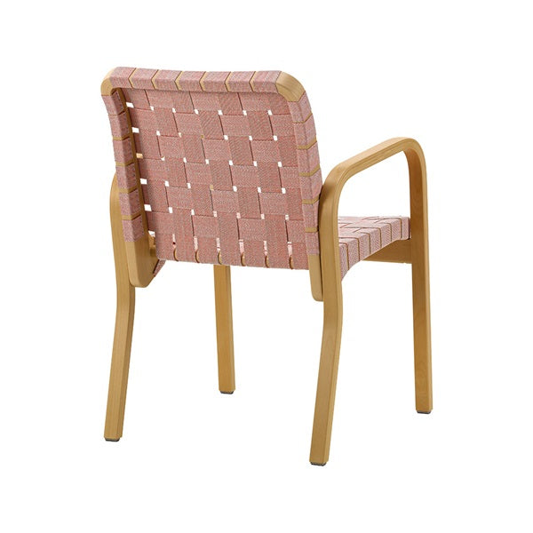 ARM CHAIR 45 ハニーステイン×ウェビング ナチュラル・レッド