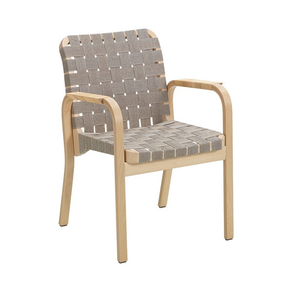 ARM CHAIR 45 ナチュラルラッカー×ウェビング ナチュラル・ブラック