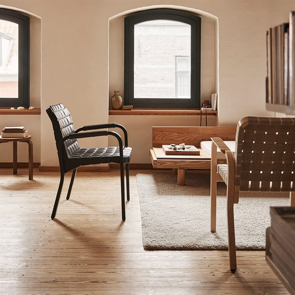 ARM CHAIR 45 ブラックラッカー×レザー Prestige ブラック