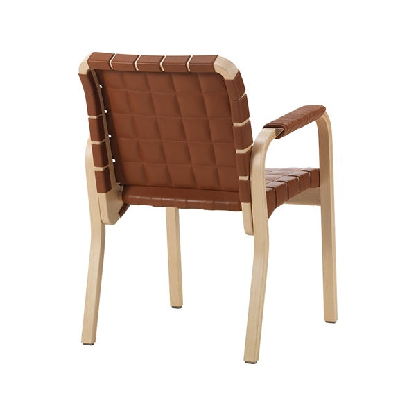 ARM CHAIR 45 ナチュラルラッカー×レザー Elegance コニャック