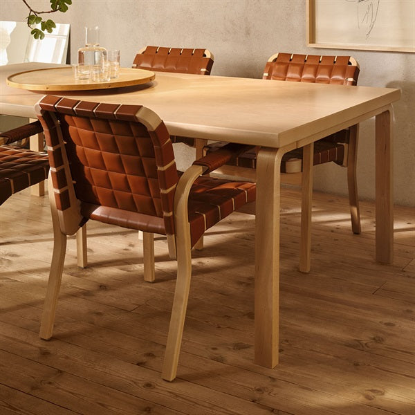 ARM CHAIR 45 ナチュラルラッカー×レザー Elegance コニャック