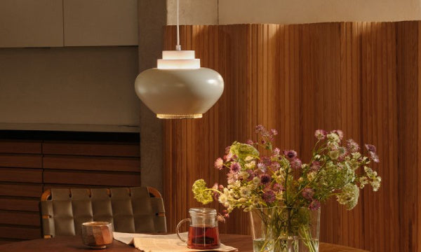 A333 PENDANT LIGHT カブ デュオトーン ホワイト×リネン