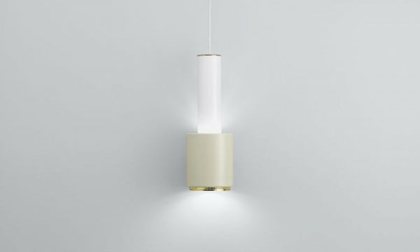 A110 PENDANT LIGHT HAND GRENADE デュオトーン ホワイト リネン