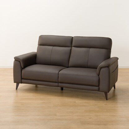 3-seater sofa (LB07 leather DBR)