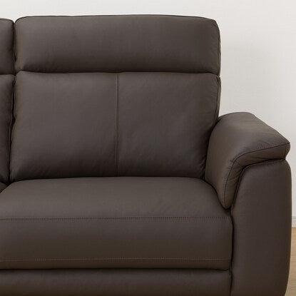 3-seater sofa (LB07 leather DBR)