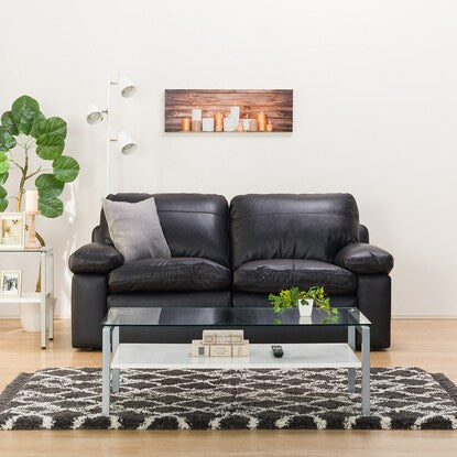 2-seater wide sofa (S States BK)