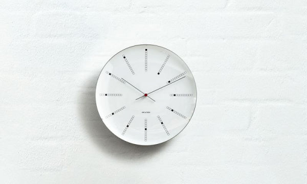 Wall Clock BANKERS φ29cm White