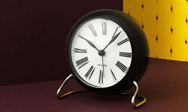 Table Clock ROMAN ブラック