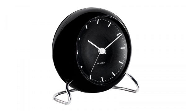 Table Clock CITY HALL Black