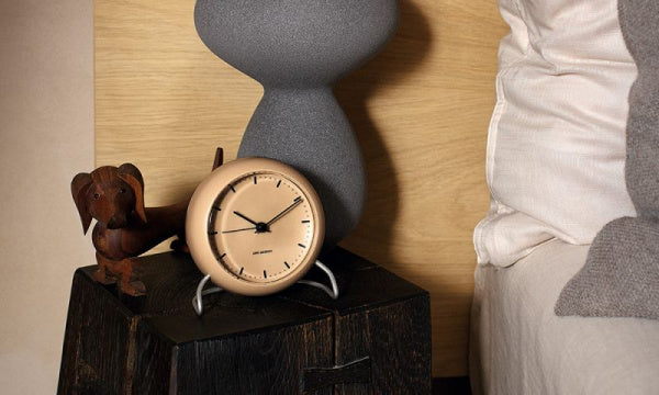 Table Clock CITY HALL Sandy Beige